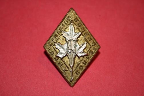 Canadian Womans Army Corps Cap Badge