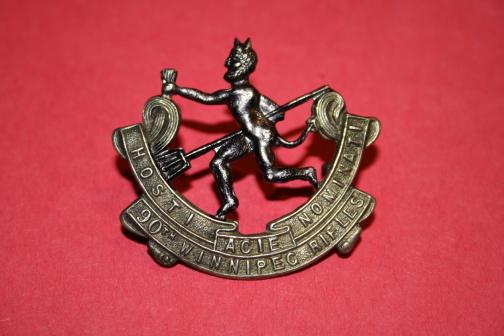 1912 pattern 90th Winnipeg Little Black Devils Cap Badge