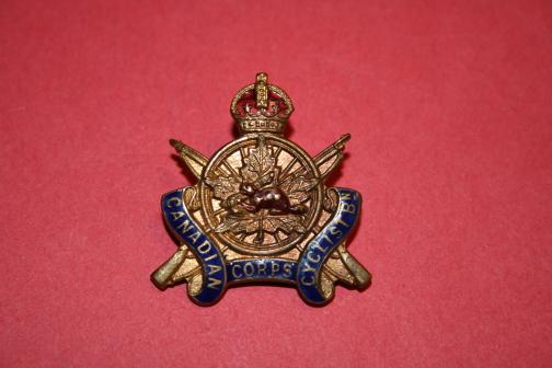 Canadian Corps Cyclist Sweetheart Pin