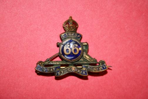 66th Overseas Field Battery Sweetheart Badge