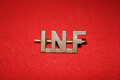 CEF INF (Infantry Shoulder) Title in Copper