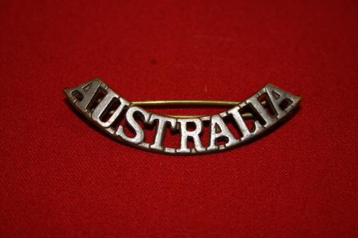 WW1 Australia Shoulder Title