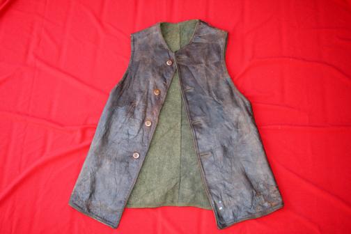 WW1 British/Canadian Leather Jerkin