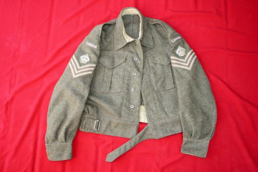 1944 Canadian Battle Dress Tunic