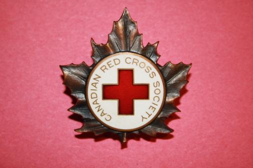 WW2 Canadian Red Cross Society Cap Badge