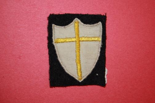 British/Canadian 8th Army Flash - Crusader's Cross