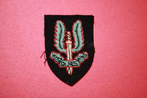 WW2 British Special Air Service Embroidered Beret Badge