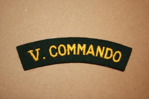 WW2 5 Commando Shoulder Title