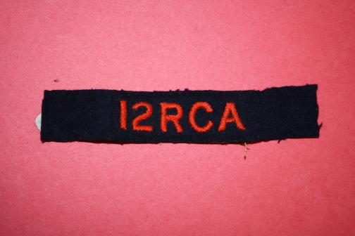 12 RCA Shoulder Flash 