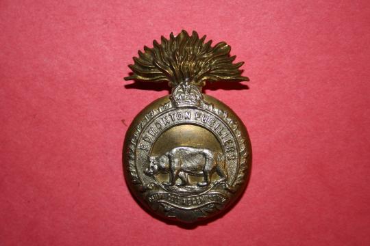 WW2 Edmonton  Fusiliers Cap Badge - Scully 