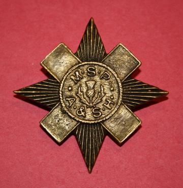 Argyle and Sutherland Highlanders School of Military Piping Cap Badge