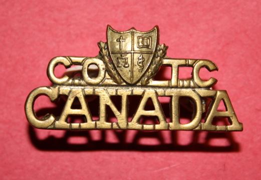 CEF Laval University COTC Shoulder Badge