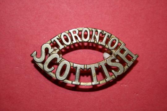 WW2 Toronto Scottish Shoulder Title