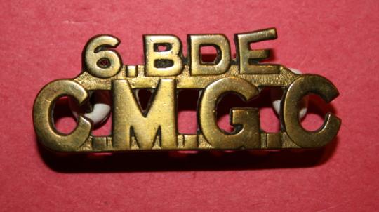 6 Brigade Canadian Machine Gun Corps Title - Roden 1920