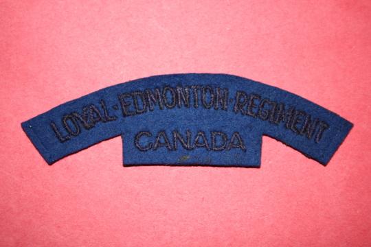 WW2 Loyal Edmonton Regiment Shoulder Patch