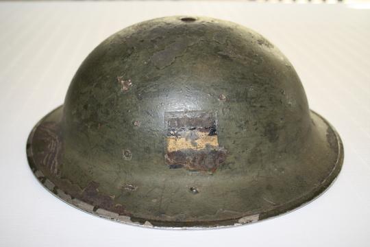 Saskatoon Light Infantry  - SLI (MG) Mark II Helmet - Attributed to Company Sgt Major.