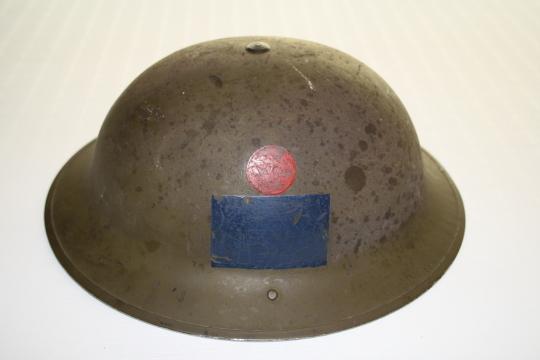 1942 Canadian Black Watch Mark II Helmet - Dieppe