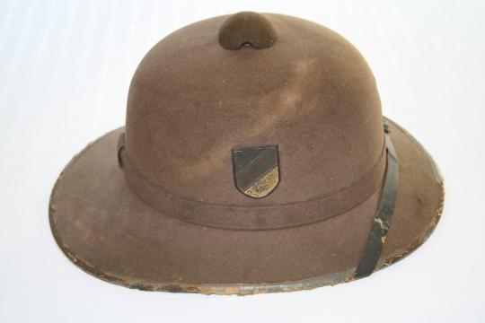 2nd Pattern German Tropical Helmet with shields