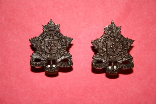 The Kent Regiment Collar Badges