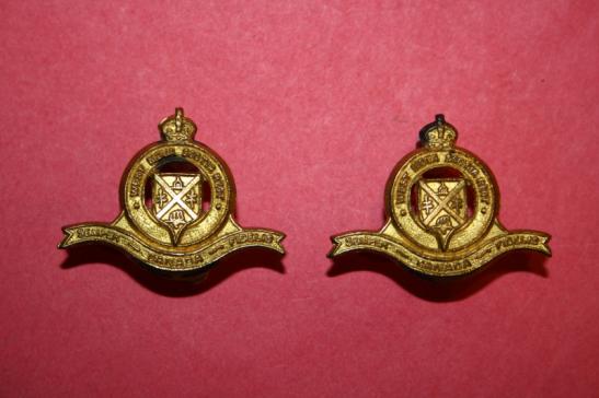 West Nova Scotia Regiment Collar Badges