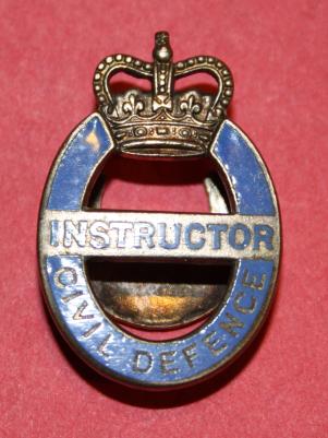 British Civil Defence Instructor Lapel Pin