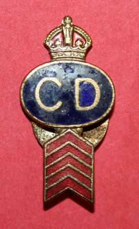 WW2 British Civil Defence Lapel Pin