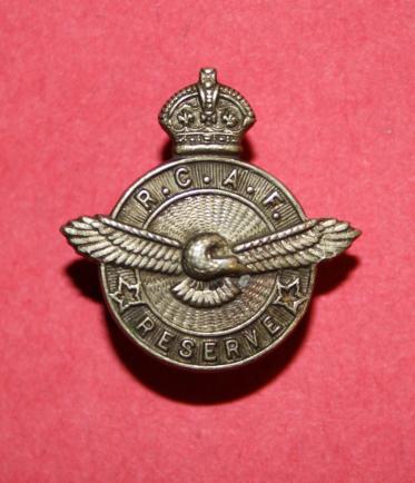 WW2 RCAF Reserve Lapel Pin - Sterling