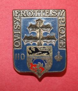 French 110th Regt badge