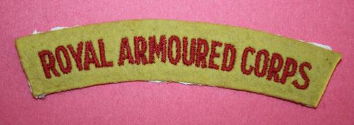 WW2 Royal Armoured Corps Shoulder Title