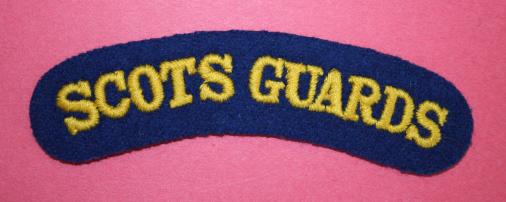 WW2 Scots Guards Shoulder Title