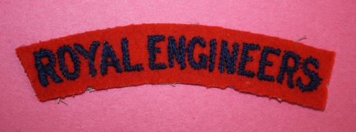 WW2 Royal Engineers Shoulder Title