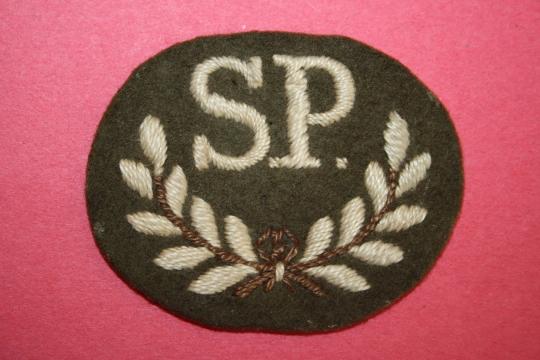 SP -  Special Proficiency Skill at Arms Patch