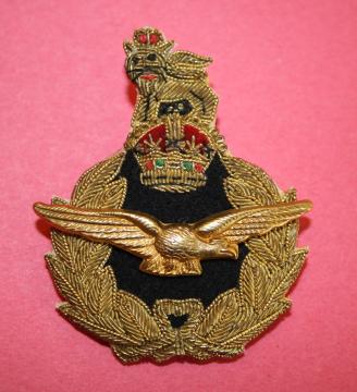 WW2 RCAF/RAF Senior Officers Bullion Cap Badge