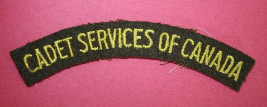 WW2 Cadet Services of Canada Shoulder Title