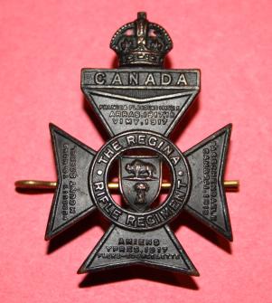 Regina Rifle Regiment Cap Badge