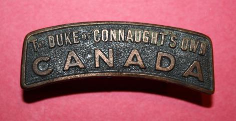 CEF 158 BN Duke of Connaught's Own Battalion Shoulder Title