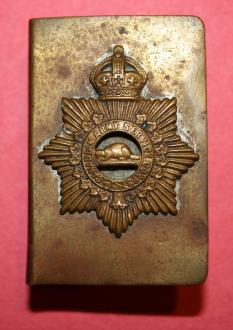 WW1 CASC Trench Art Match Safe