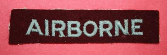 WW2 Airborne Shoulder Title