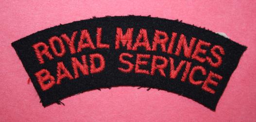 WW2 Royal Marines Band Service Shoulder Title