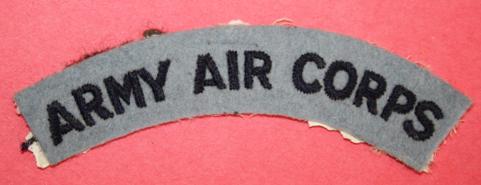 WW2 Army Air Corps Shoulder Title