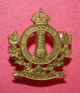 WW2 Le Regiment De Hull Collar Badge