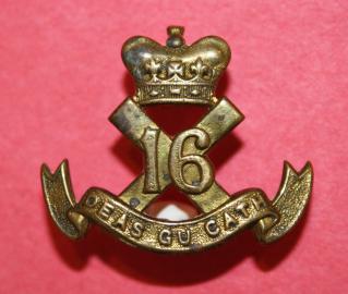 WW2 Canadian Scottish Collar Badge