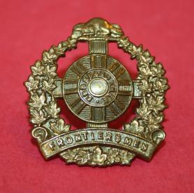 WW2 Canadian Legion of Frontiersmen Collar Badge 