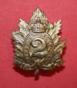 WW2 Queen's Own Rifles Collar Badge