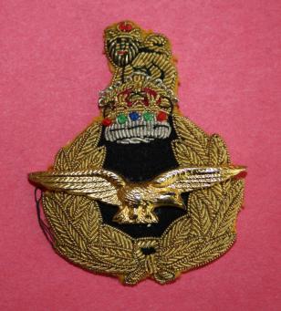 WW2 RCAF/RAF Senior Officers Bullion Cap Badge