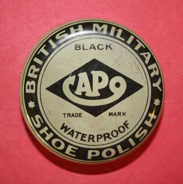 WW2 Canadian CAPO Brand British Military Black Shoe Polish