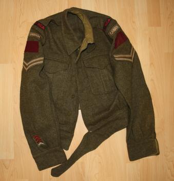 1943 5 LAA  5th Division BD Tunic - Cpl