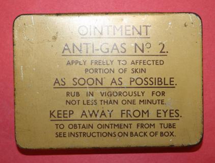 Anti-Gas No 2 Ointment Tin with full contents