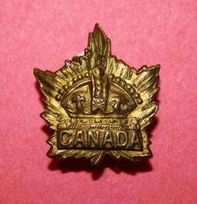 WW1 Canadian General Service Collar Badge