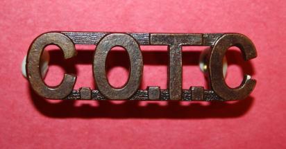 WW2 COTC Shoulder Title